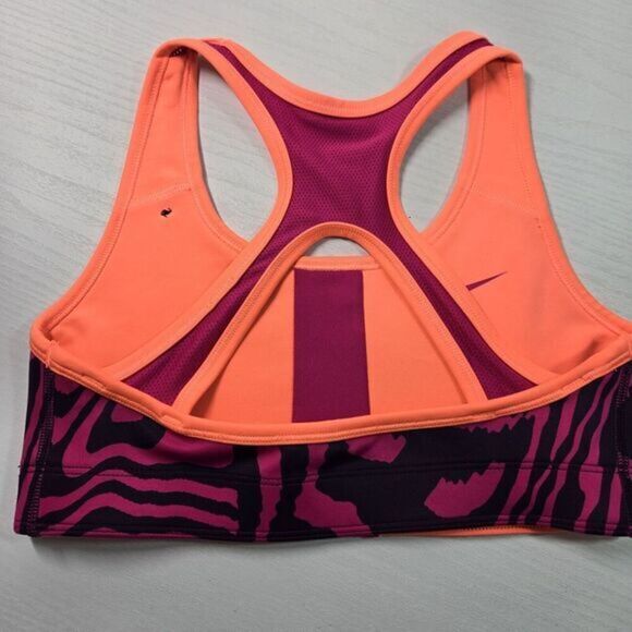 NIKE Purple/Peach Coral Reversible Racerback Stretch Sports Bra Size Small‎ - Picture 4 of 4
